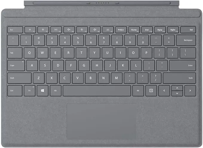 MS Srfc Pro Typecover R DE/AT Charcoal — Zeer goed