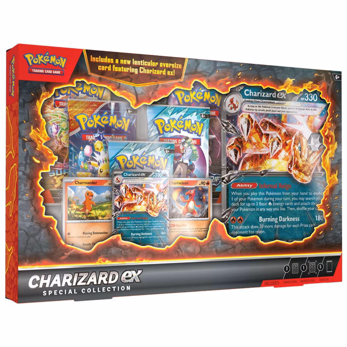 Pokémon Charizard ex Special Collection (SUPER NIEUW, ALLEEN DOOSJE KLEIN BEETJE BESCHADIGD)