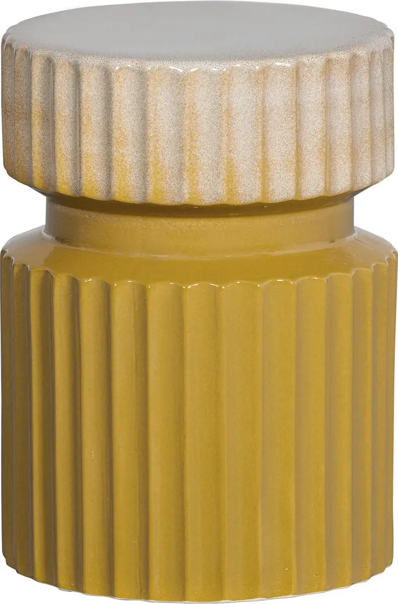 WOOOD Geer Bijzettafel - Keramiek - Spices - 48x35x35 cm