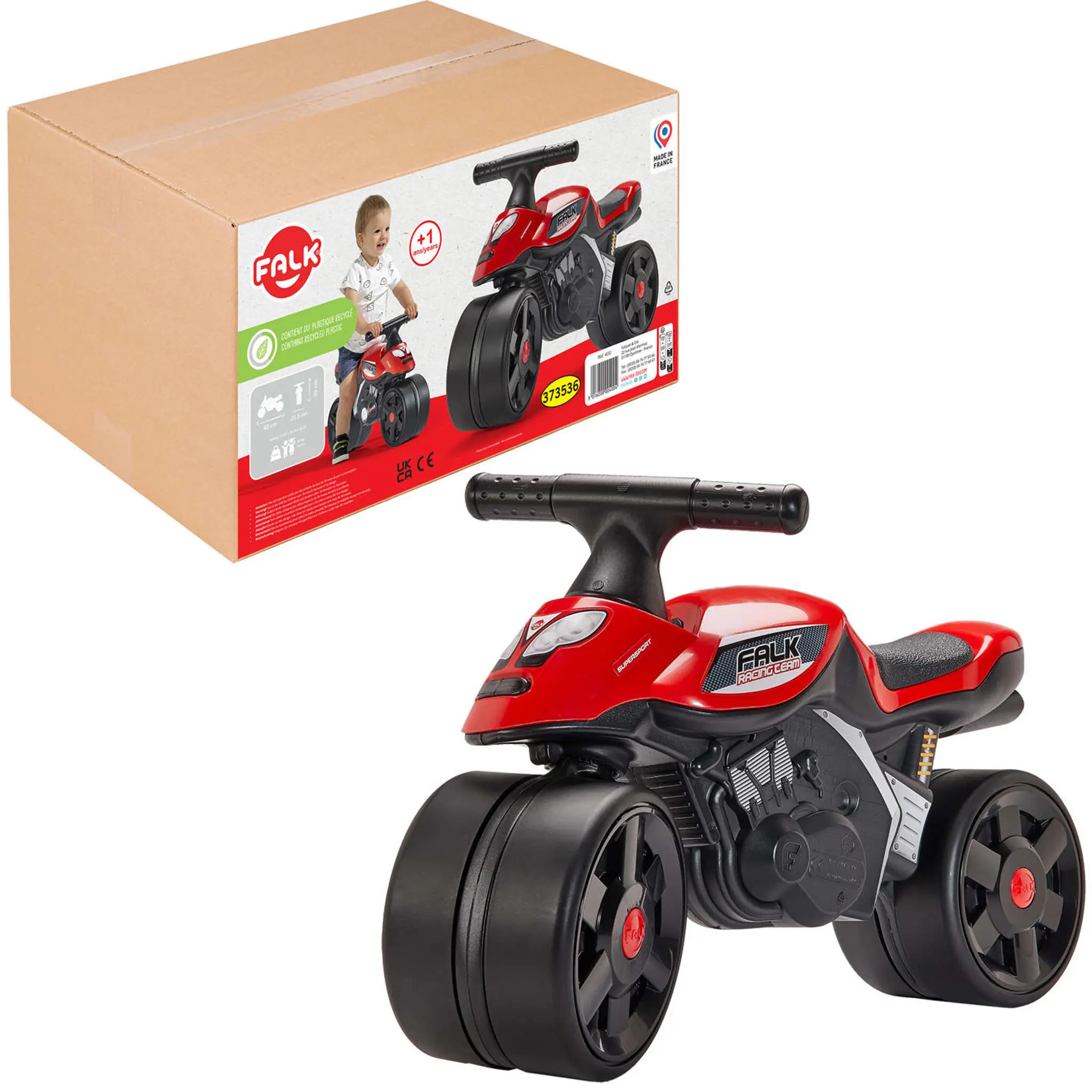 Falk Moto Xracer Loopmotor Rood — Zeer goed