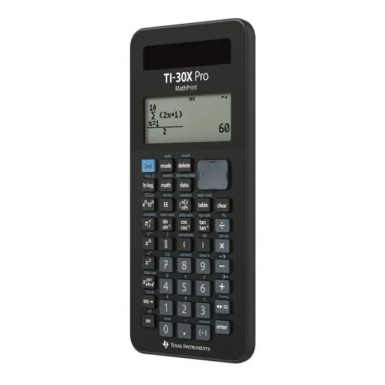 Texas Instruments TI-30X Pro MathPrint CAS Wetenschappelijke Rekenmachine - Zwart — Zeer goed