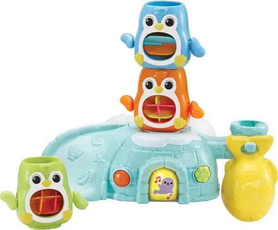 VTech Stapel &amp; Plons Pinguïns - Badspeelgoed - Interactief - vanaf 1 jaar — Zeer goed