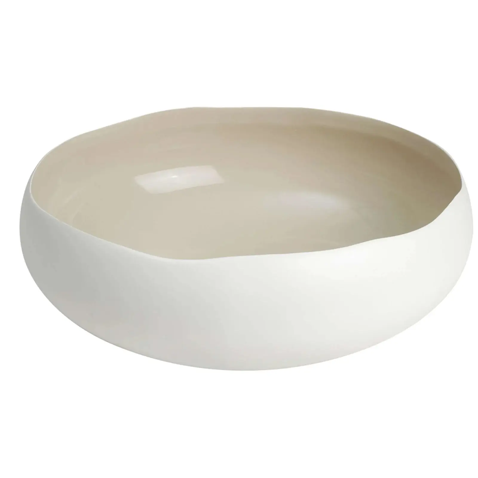 OSLO LINEN Grote kom wit