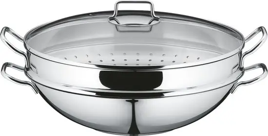 WMF Macao Wadjan Ø36 cm RVS 4-delig — Zeer goed
