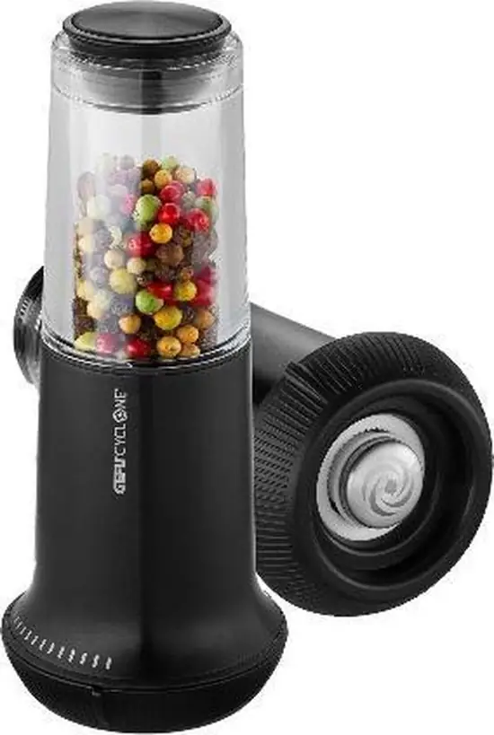 Gefu X-PLOSION Zout of Peper Molen M Zwart — Zeer goed