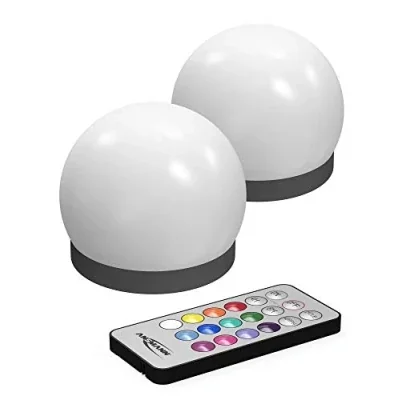 Ansmann LED RGB Deco Lights op batterij met afstandsbediening (2 stuks) — Zeer goed