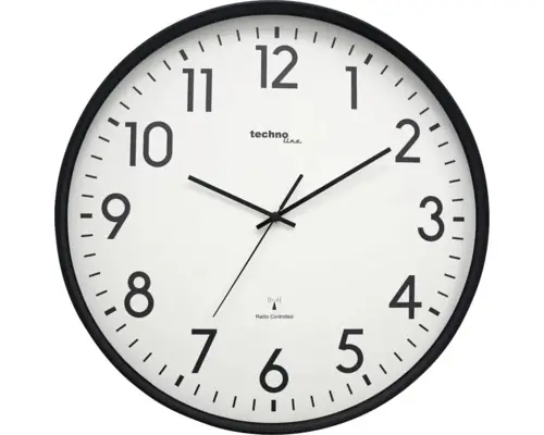 Technoline WT 8998 wandklok zwart 50 cm — Zeer goed