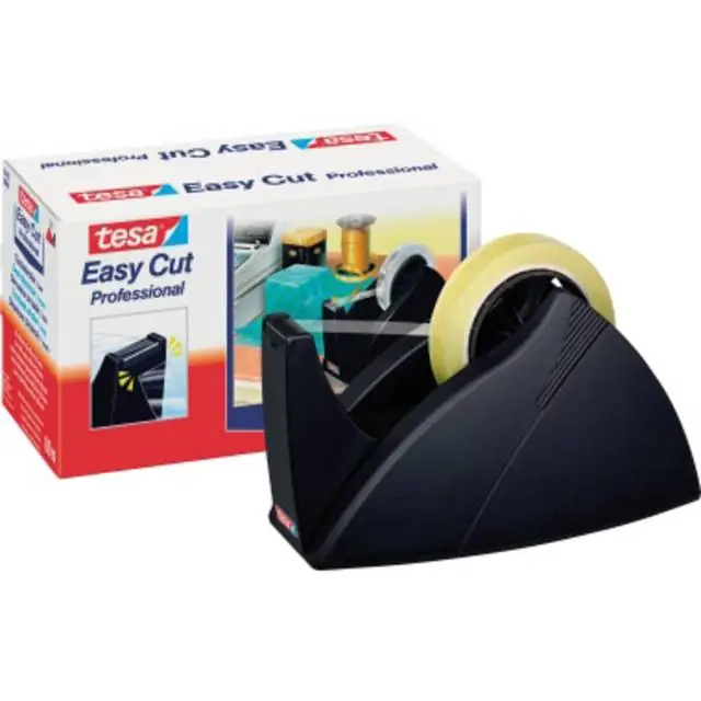 tesa Easy Cut® Professional plakbanddispenser zwart — Zeer goed