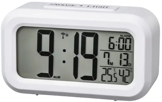 Hama Radiogestuurde wekker "RC 660", wit — Zeer goed