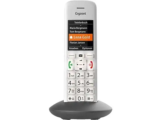 Gigaset E370HX DECT handset Grey, Silver — Zeer goed