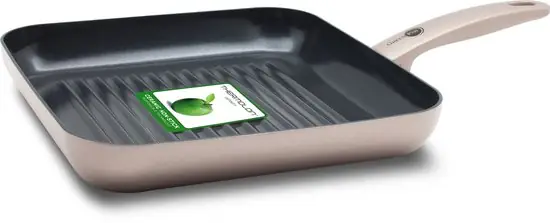 Greenpan Cambridge Bronze Keramische Vierkant Grillpan 28cm Brons — Zeer goed