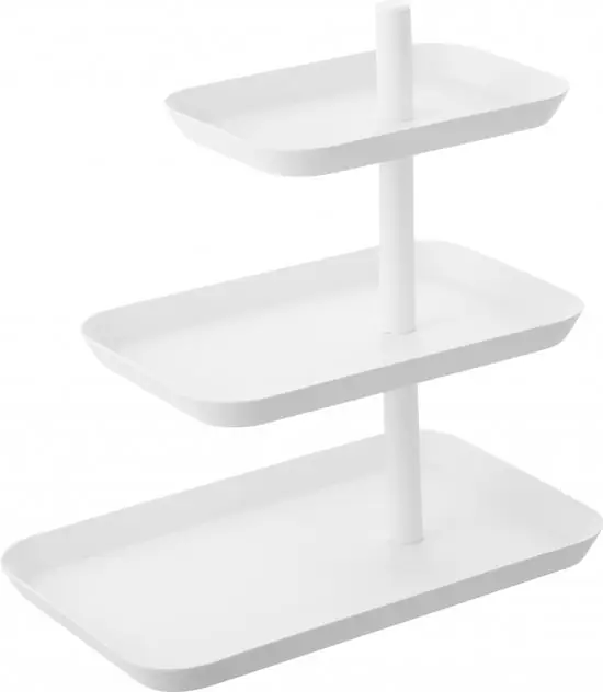 Yamazaki Etagere 3-laags Tower Wit — Zeer goed