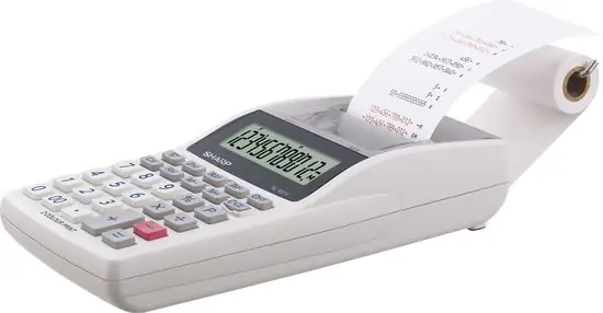 Sharp EL1611V Rekenmachine Grijs 12-Digit — Zeer goed