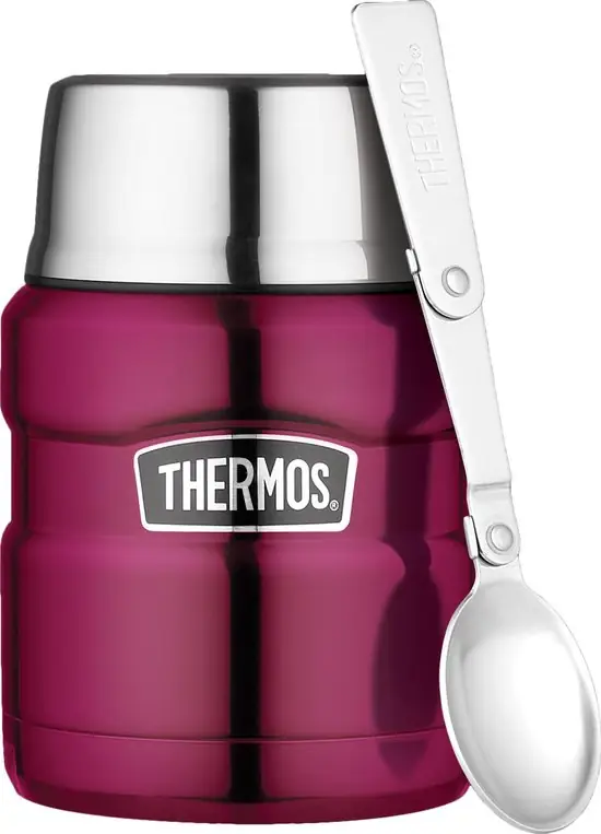 Thermos King Voedseldrager 470 ml Framboos — Zeer goed