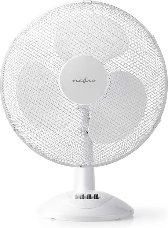 Nedis Tafelventilator 400 mm Wit — Zeer goed