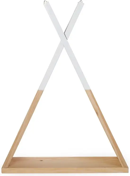 Wandrek Tipi - Hout - Natural Wit — Zeer goed