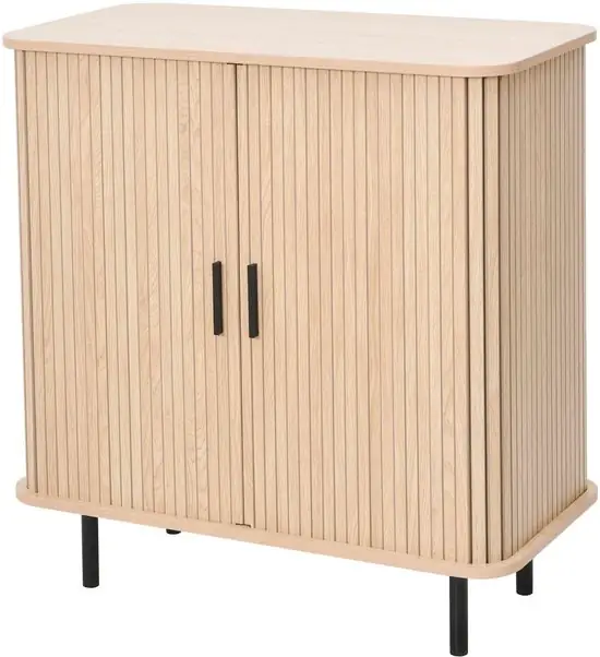 Mano Dressoir 80x40x85cm Dichte Kast met Schuifdeur Eiken — Zeer goed