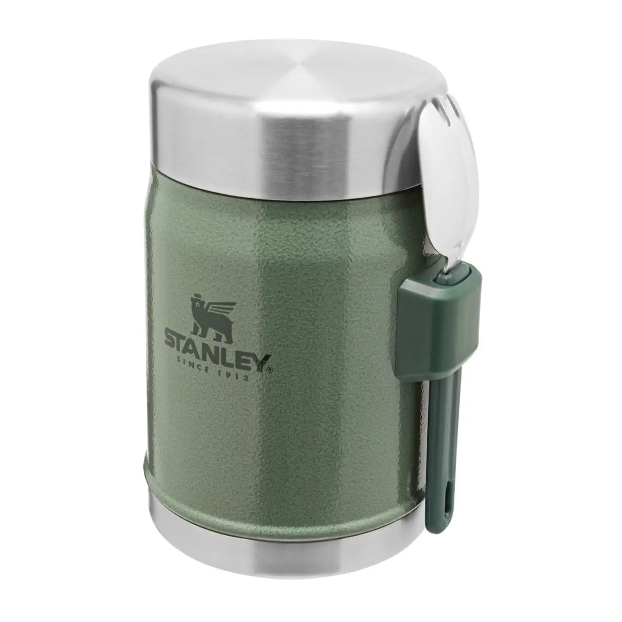 Stanley The Legendary Food Jar + Spork 0,4L Hammertone Green — Zeer goed
