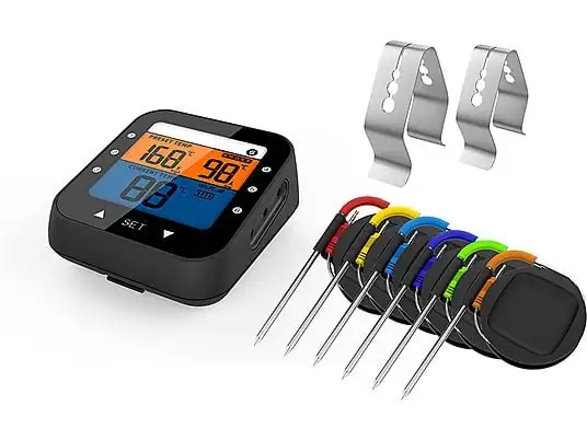 Patton Emax Bluetooth Smart thermometer VI inclusief 6 RVS probes — Zeer goed