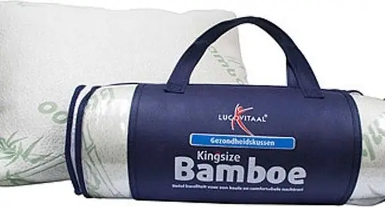 Lucovitaal Kingsize Bamboe Kussen 66x50x18cm met EXTRA korting
