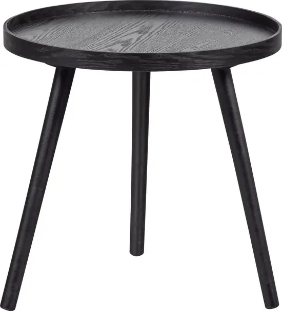 WOOOD Mesa Bijzettafel M Zwart 45x45x45 cm — Zeer goed