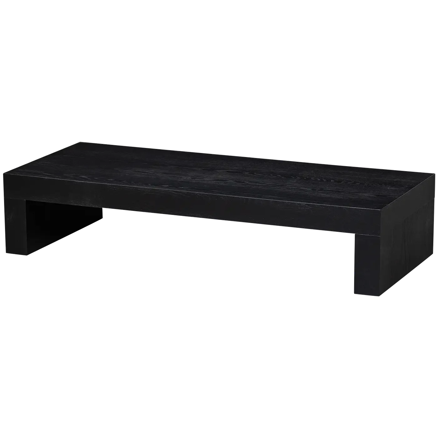 WOOOD Marte Salontafel Hout Zwart 25x120x50 — Zeer goed