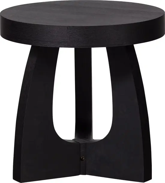 WOOOD Tala Bijzettafel MDF Fineer Zwart 45x45x45 — Zeer goed