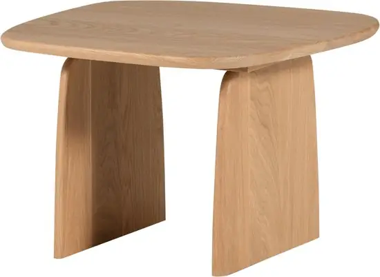 WOOOD Tablo Salontafel 60 cm - Eiken - Transparant - 40x59x59 — Zeer goed