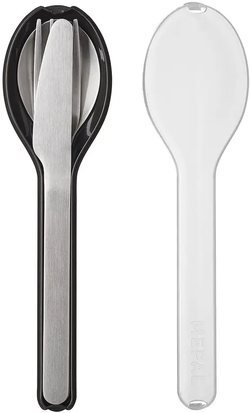 Mepal Ellipse bestekset Nordic black — Zeer goed