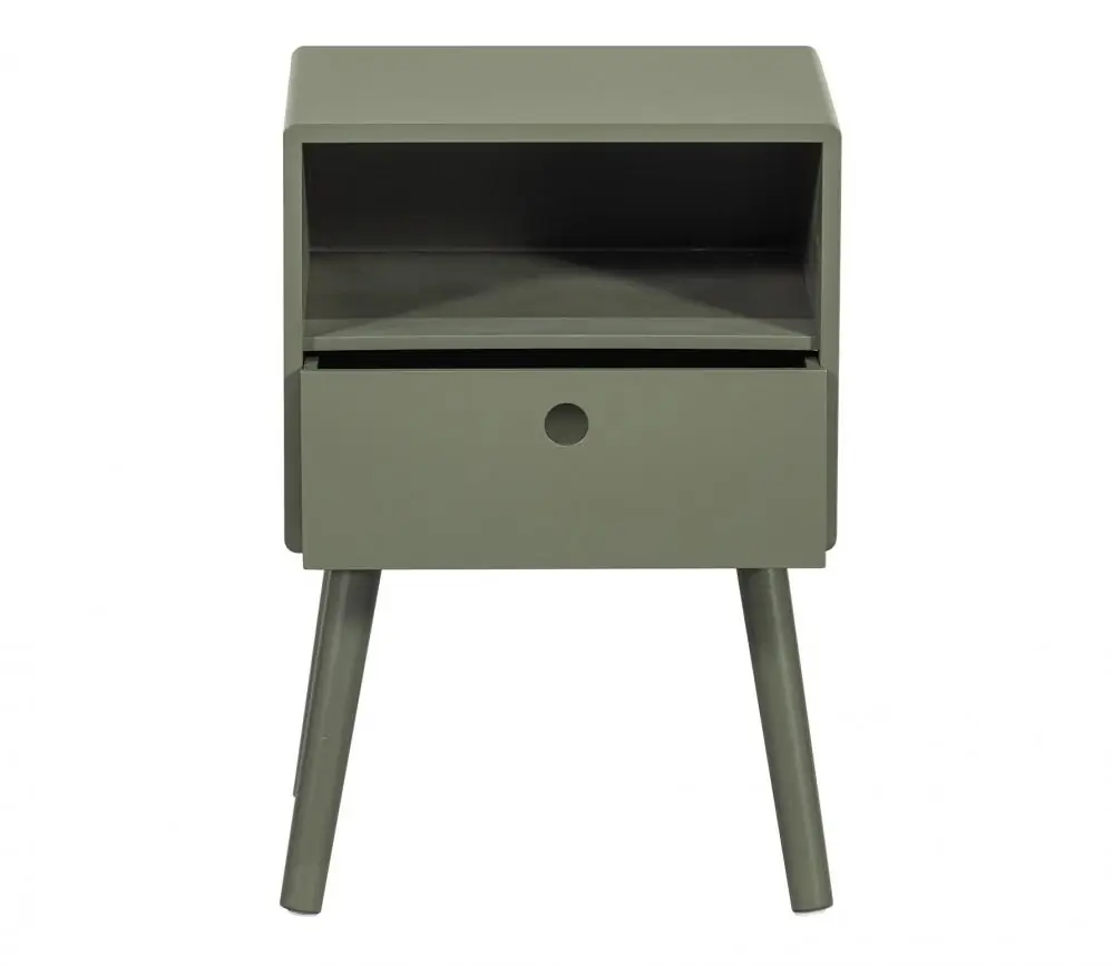 WOOOD Ozzy nachtkastje MDF warmgroen