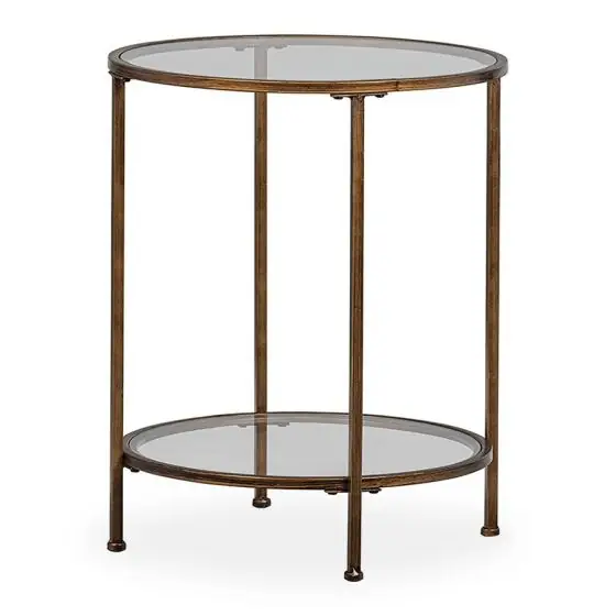 BePureHome Bijzettafel Goddess Too Antique Brass