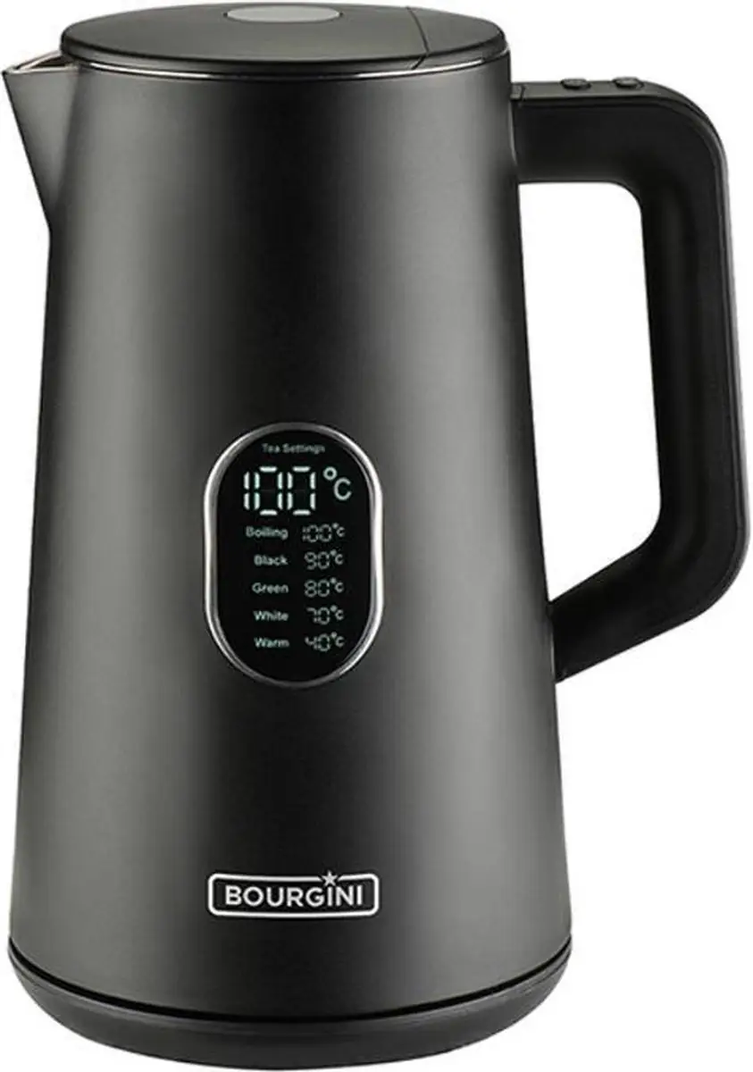 Waterkoker Bourgini. Digitaal en nieuw