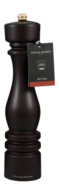 Cole &amp; Mason London Chocolate Wood Salt Mill 30 cm — Zeer goed