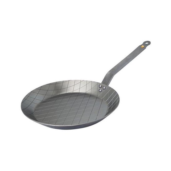 De Buyer B-Element steakpan ø 28 cm plaatstaal grijs