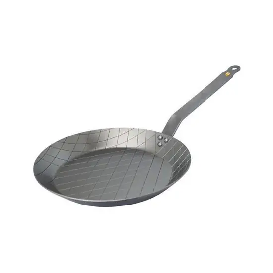 De Buyer B-Element steakpan ø 28 cm plaatstaal grijs