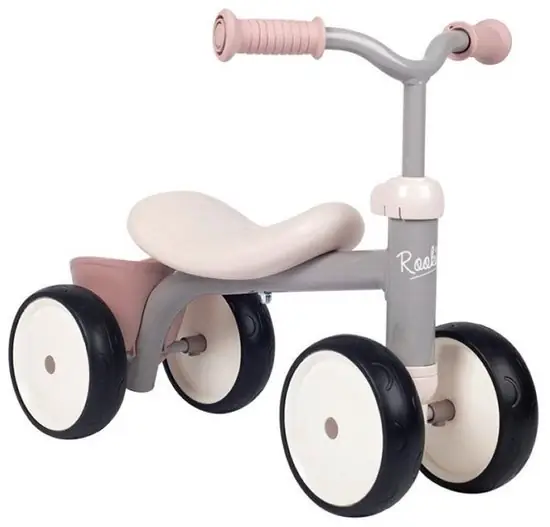 Extra korting op Smoby Rookie - Loopfiets - Step - Roze - Ontdek de Wereld op Vier Wielen!