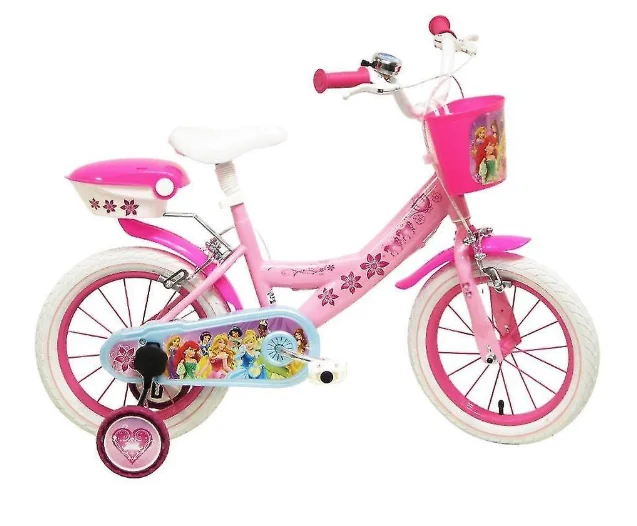 Fiets Girl 14.0 inch Disney prinsessen. Hoge KORTING