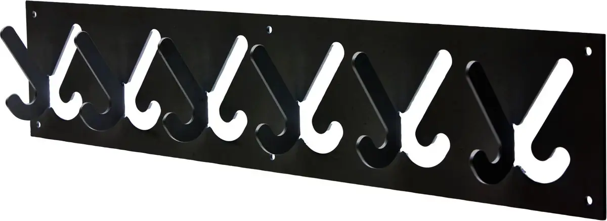 Kapstok - Zwart - 60 cm breed. Merk Gispen 1x6 -