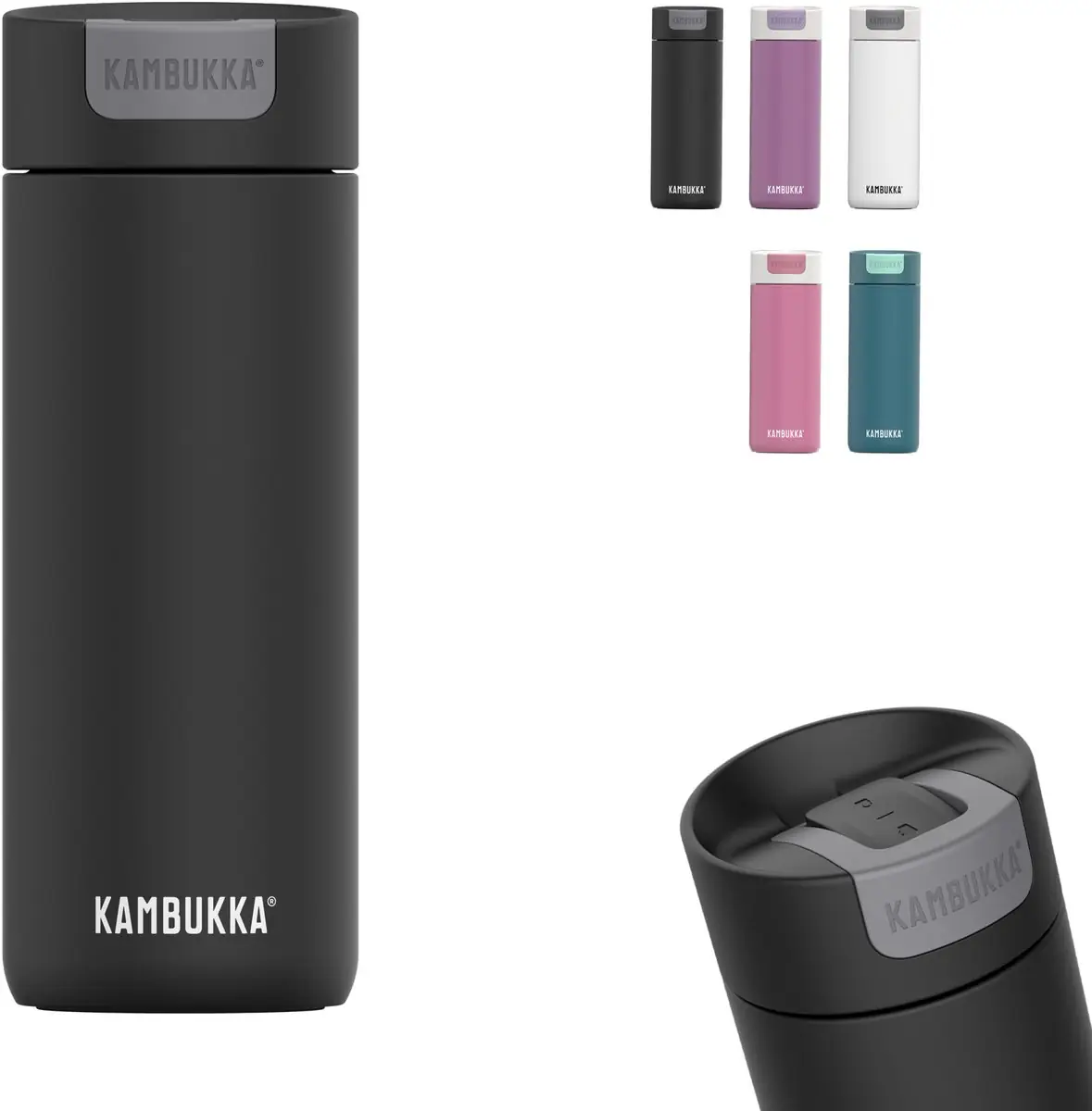 Kambukka Olympus Thermosbeker 500 ml Matte Black — Zeer goed
