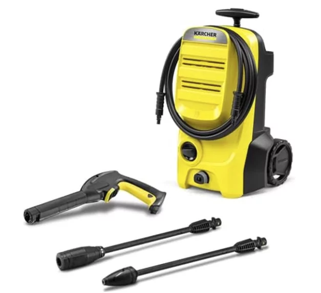 Karcher Hogedrukreiniger K 4 Classic, Druck: max. 130 bar, Fordermenge: 420 l/h, Flachenleistung: 30 m²/h, Wasserfilter, Gewicht: 4,6 kg