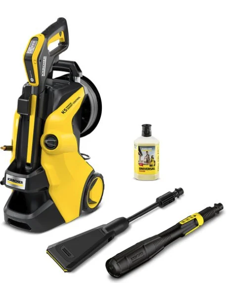 Kärcher K 5 Premium Smart Control Flex eco!Booster Hogedrukreiniger - PremiumFlex hogedrukslang - Incl. eco!Booster - 145 bar - 500 l/u - 40 m²/u - Slanghaspel - Boost modus - App bediening