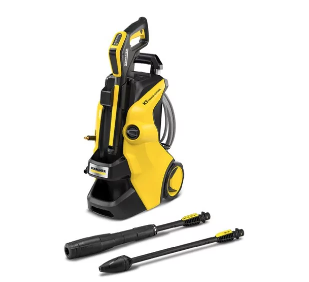 Kärcher K 5 Premium Smart Control Flex Hogedrukreiniger - PremiumFlex hogedrukslang - 145 bar - 500 l/u - 40 m²/u - Slanghaspel - Boost modus - App bediening