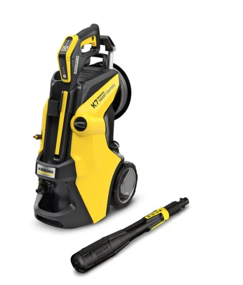 Kärcher K 7 Premium Smart Control Flex Hogedrukreiniger - PremiumFlex hogedrukslang - 180 bar - 600 l/u - 60 m²/u - Slanghaspel - Boost modus - App bediening