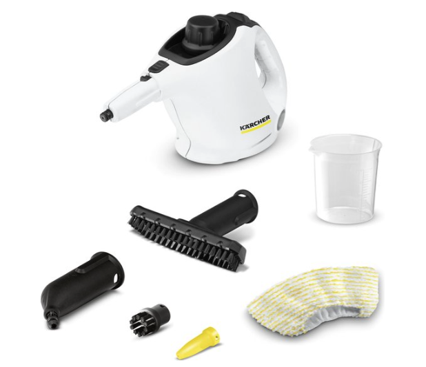 Kärcher stoomreiniger SC 1 - 1.200 W - Opwarmtijd: 3min. - Gebruiksoppervlakte: 20 m² - Reservoir 200 ml - Microvezeldoek