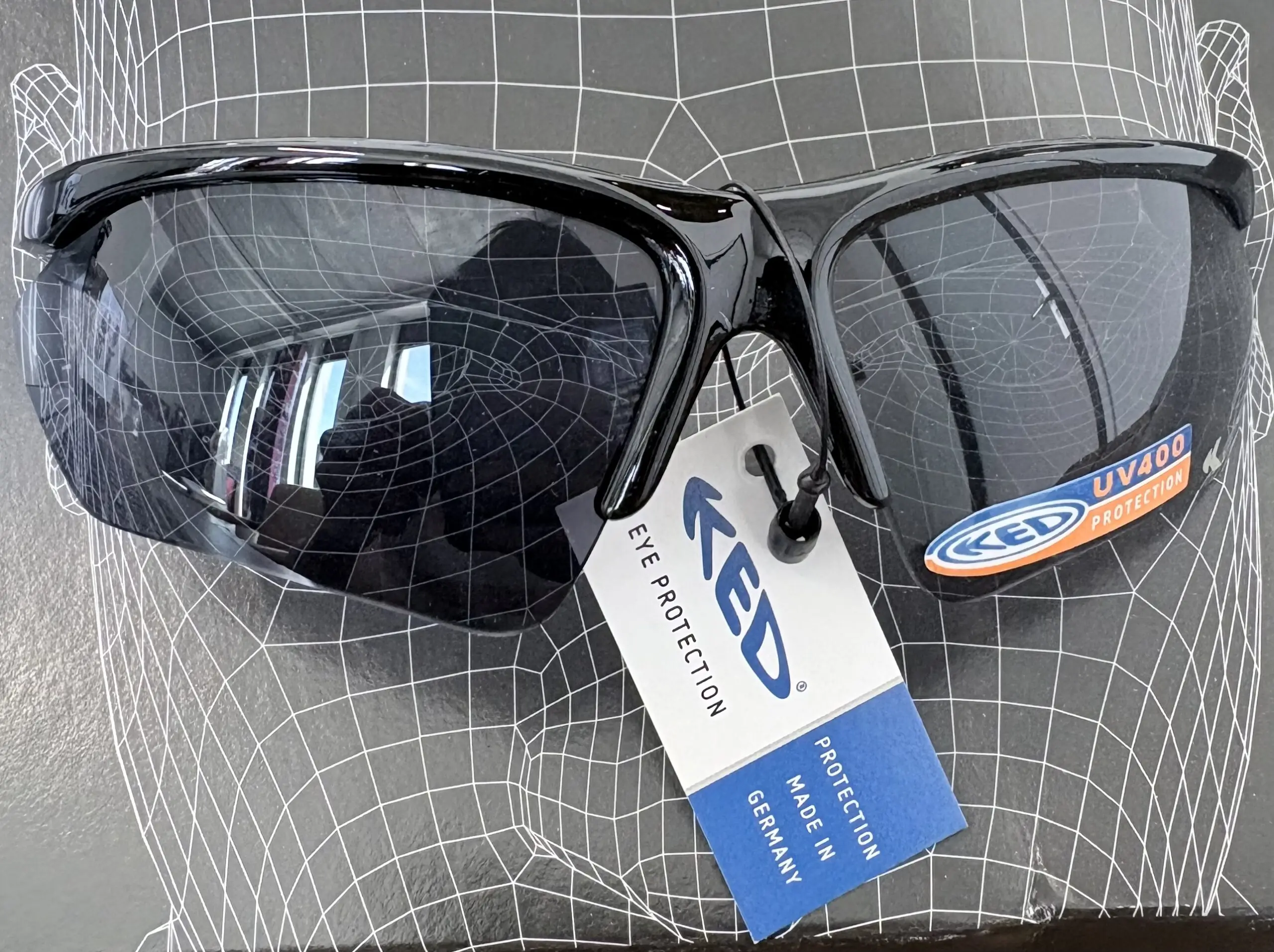 Titel KED Veiligheidsbril UV400 Zwart – Nieuw
