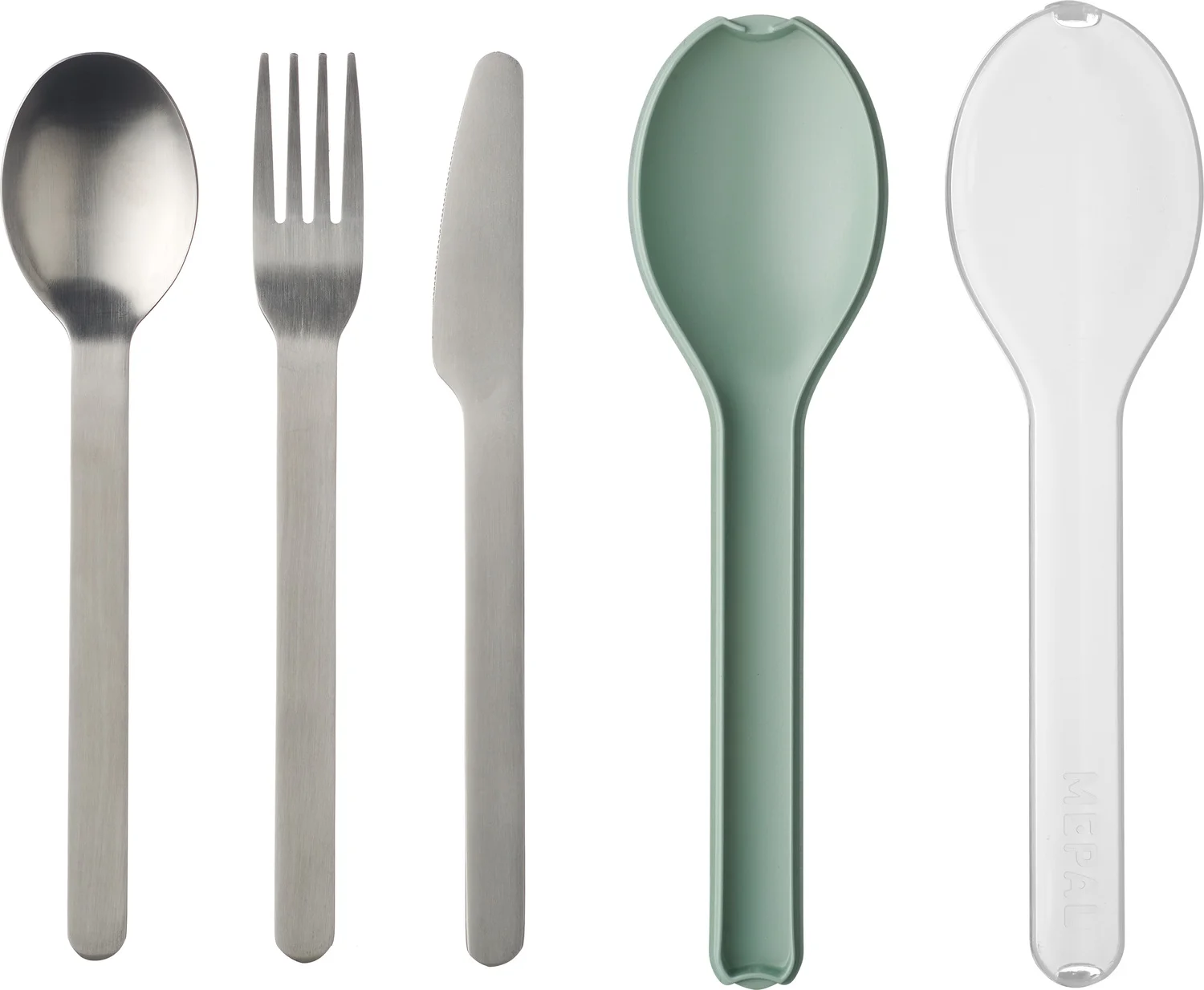 Mepal Ellipse bestekset 3-delig RVS Nordic sage — Zeer goed