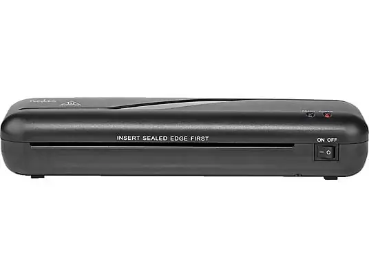 Nedis Lamineermachine A4 – 230 mm/min – 125 micron – Zwart — Zeer goed