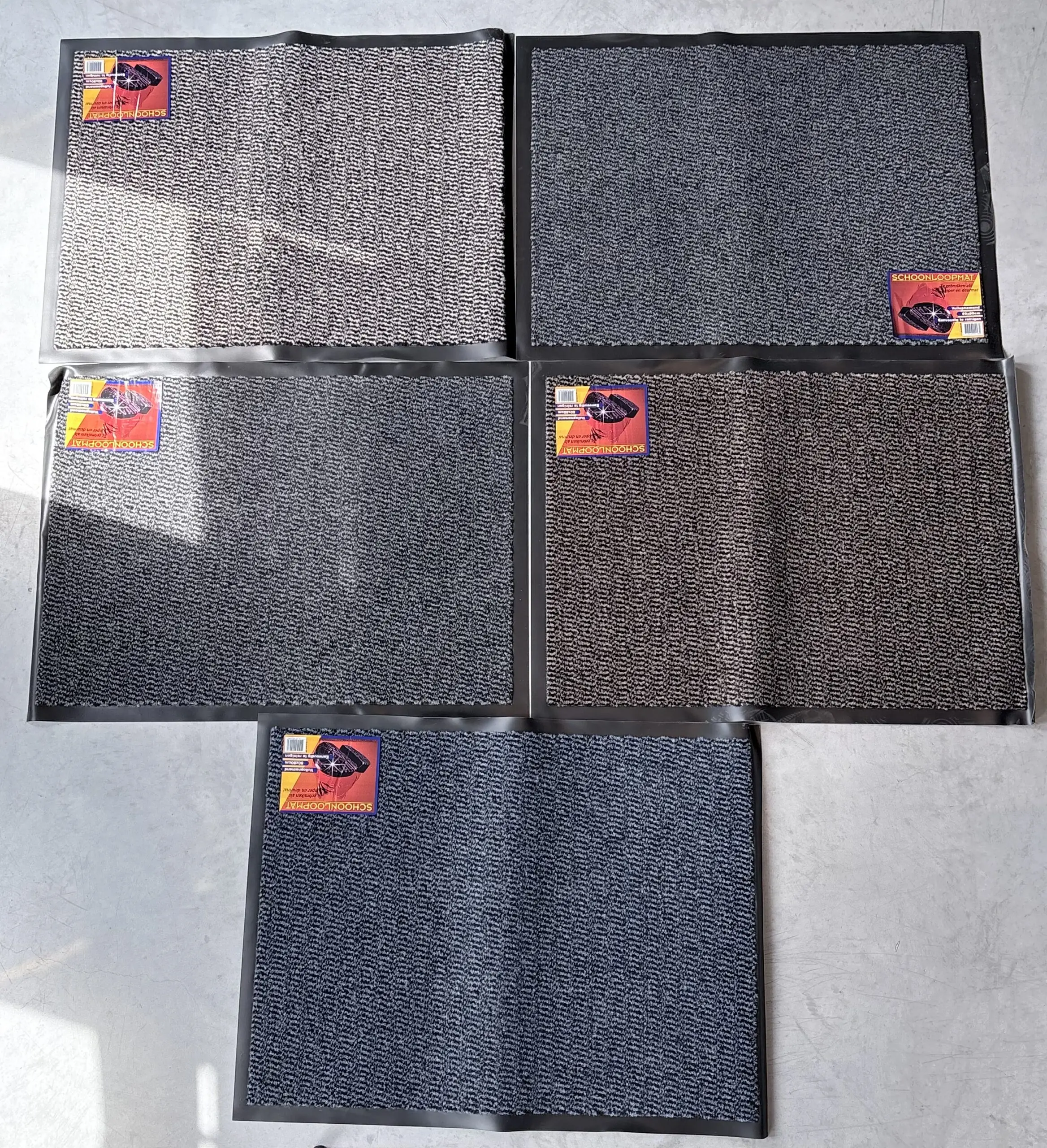 5 Schoonloopmatten 40x60 cm — Zeer goed