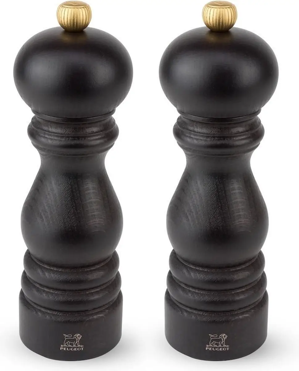 Peugeot geschenkset peper en zoutmolen Paris Duo Chocolat 18 cm