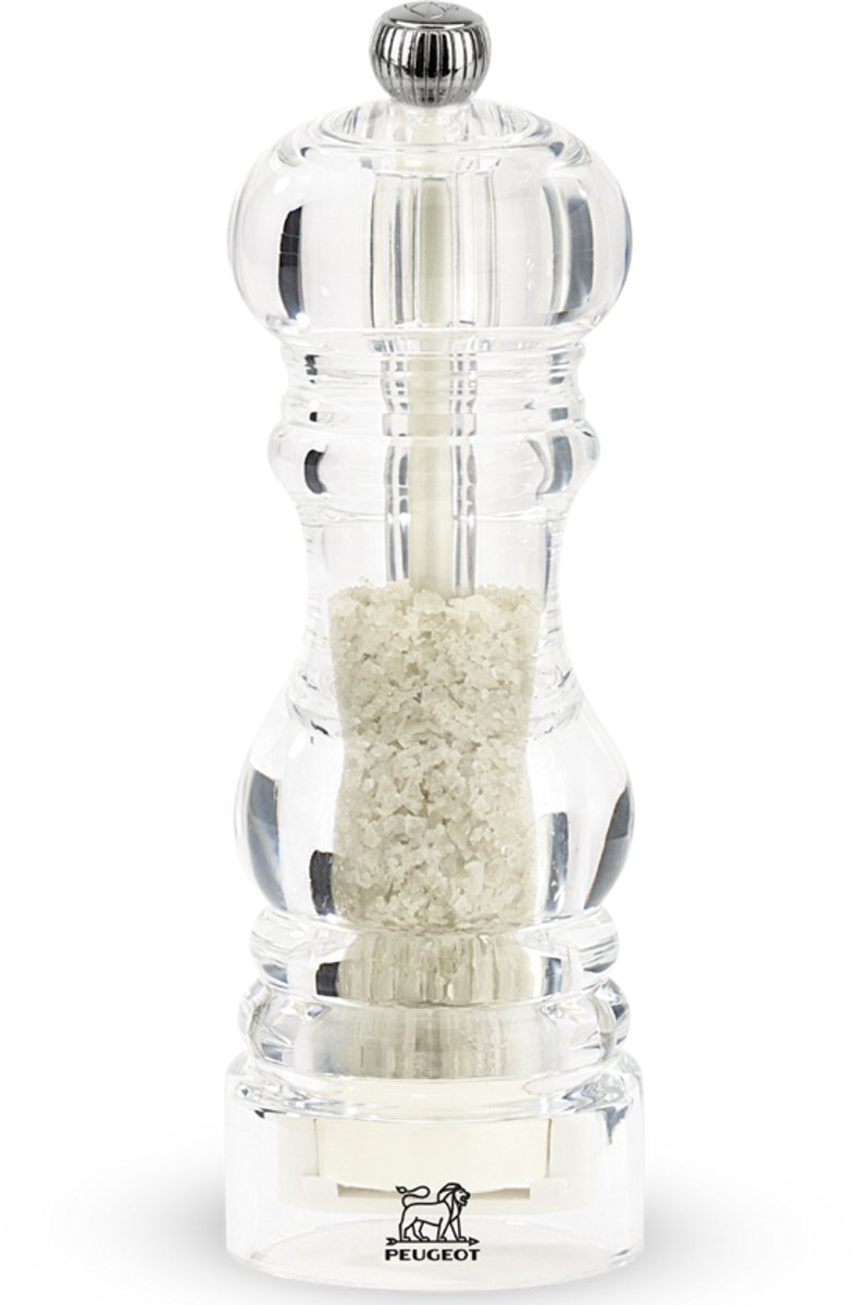 Peugeot Nancy Zoutmolen 18 cm - transparant - vochtig zout - Zirlion maalwerk